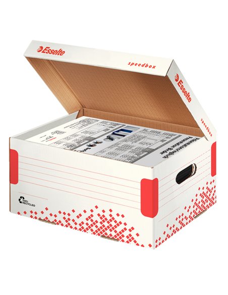Scatola container SPEEDBOX LARGE 364x433x263mm ESSELTE 623913 ESSELTE SCATOLE ARCHIVIO IN CARTONE