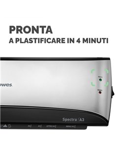 PLASTIFICATRICE A CALDO Spectra A3 FELLOWES 5738301 FELLOWES PLASTIFICATRICI A CALDO 2