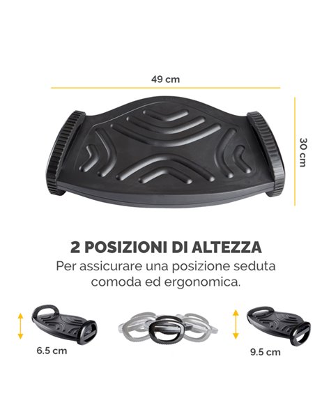 POGGIAPIEDI Smart Rocker Fellowes 8023901 FELLOWES POGGIAPIEDI