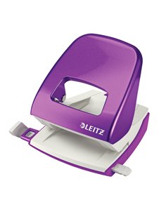 Perforatore 2 fori 5008 WOW viola metal max 30fg LEITZ 50081262 LEITZ PERFORATORI