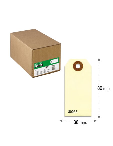 1000 ETICHETTE PER SPEDIZIONI 80X38mm 80052 LEBEZ 80052