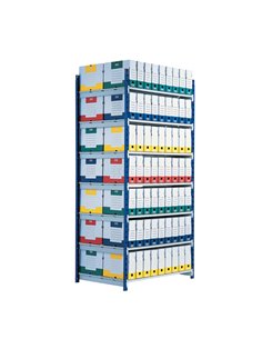 Scaffale RANG'ECO 5 ripiani 100x70xH200cm - Modulo Base K605170 PAPERFLOW SCAFFALI 2
