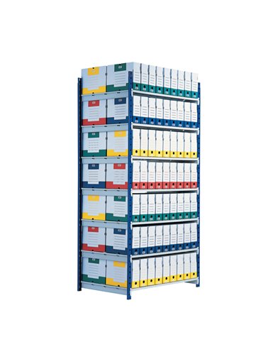 Scaffale RANG'ECO 5 ripiani 100x70xH200cm - Modulo Base K605170 PAPERFLOW SCAFFALI