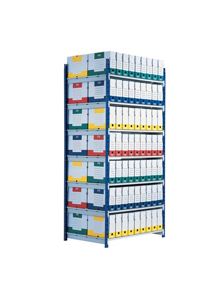 Scaffale RANG'ECO 5 ripiani 100x70xH200cm - Modulo Base K605170 PAPERFLOW SCAFFALI