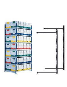 Scaffale RANG'ECO 5 ripiani 100x70xH200cm - Modulo Aggiunta K605171