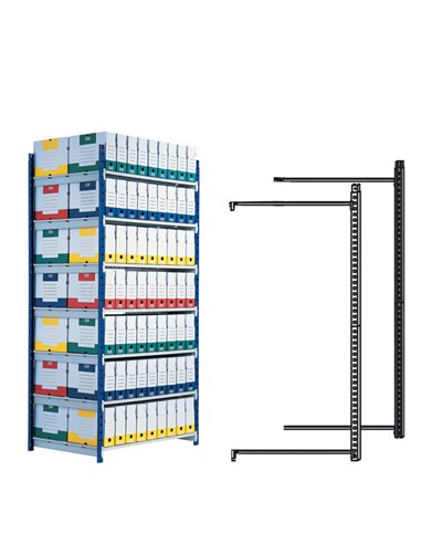 Scaffale RANG'ECO 5 ripiani 100x70xH200cm - Modulo Aggiunta K605171