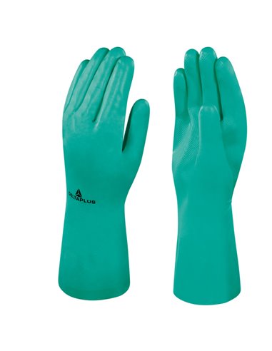 GUANTO DA LAVORO INDUSTRIALE Nitrex 801 Tg.08 in NITRILE VE801VE08 DELTAPLUS GUANTI DI PROTEZIONE