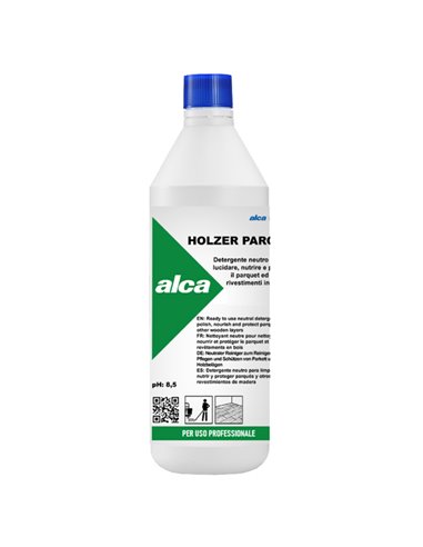 DETERGENTE per PARQUET Holzer 1Lt Alca ALC429 ALCA DETERGENTI-DETERSIVI PER PULIZIA