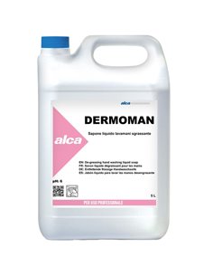 SAPONE LIQUIDO 5Lt per sporco medio DERMOMAN Alca ALC578 ALCA SAPONI E PASTE LAVAMANI