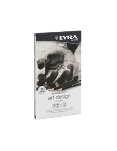 ASTUCCIO METALLO assortimento REMBRANDT ART DESIGN LYRA L1111120 LYRA MATITE-PASTELLI-ACCESSORI