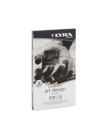 ASTUCCIO METALLO assortimento REMBRANDT ART DESIGN LYRA L1111120 LYRA MATITE-PASTELLI-ACCESSORI