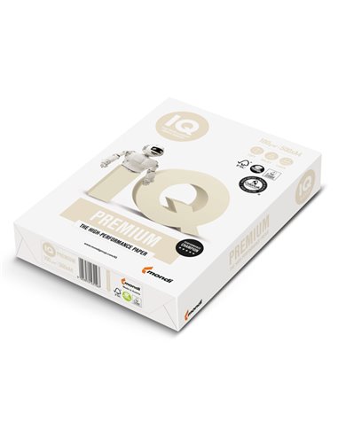 CARTA BIANCA IQ PREMIUM A4 210x297mm 100gr 500fg MONDI 6021 MONDI BIANCA