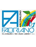 ALBUM ARCOBALENO (24X33CM) FG 10 140GR 5 COLORI FABRIANO 44312433