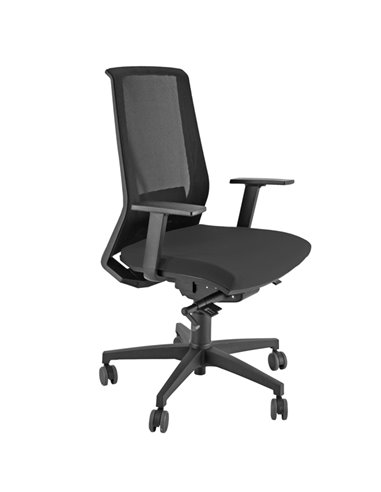 POLTRONA SEMIDIREZIONALE Light NERO LLN-N Unisit SEDUTE DIREZIONALI