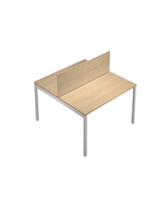 PANNELLO DIVISORIO 120x32cm ROVERE per SCRIVANIA MULTIPLE - AGORA' PAN-120-BTA_C ARTEXPORT SCRIVANIE E TAVOLI RIUNIONE
