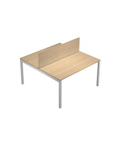 PANNELLO DIVISORIO 140x32cm ROVERE per SCRIVANIA MULTIPLE - AGORA' PAN-140-BTA_C ARTEXPORT SCRIVANIE E TAVOLI RIUNIONE