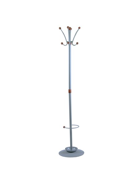 APPENDIABITI DALLAS 180CM A 8 POSTI C/PORTAOMBRELLI GRIGIO APUBR4-GR Unisit APPENDIABITI