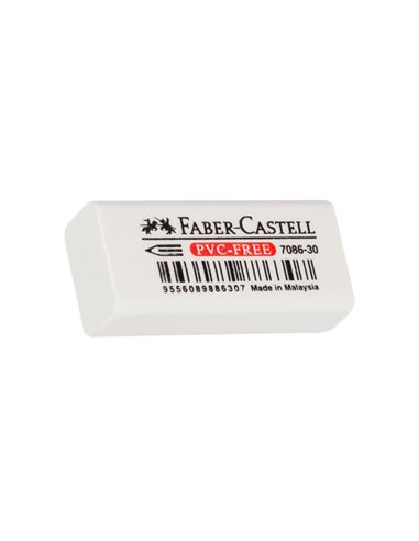 GOMMA MINI IN VINILE BIANCA PER MATITA FABER CASTELL 188730 FABER-CASTELL GOMME