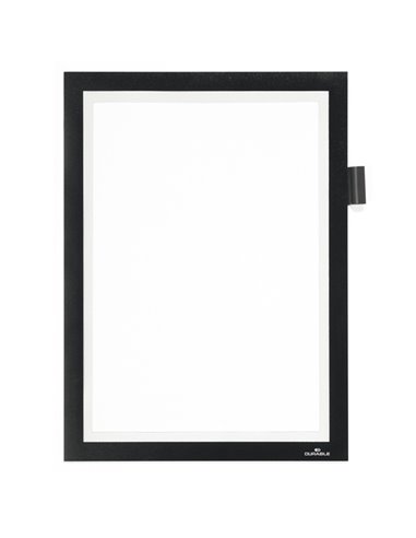 Cornice adesiva Duraframe® Note A4 21X29,7cm nero DURABLE 4993-01 DURABLE SEGNALETICA