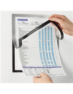 Cornice adesiva Duraframe® Note A4 21X29,7cm nero DURABLE 4993-01 DURABLE SEGNALETICA 2