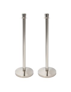 1 COLONNINA SEGNAPERCORSO Budget H100cm CROMATA Securit RS-LW-CH SECURIT COLONNINE SEGNAPERCORSO E ACCESSORI
