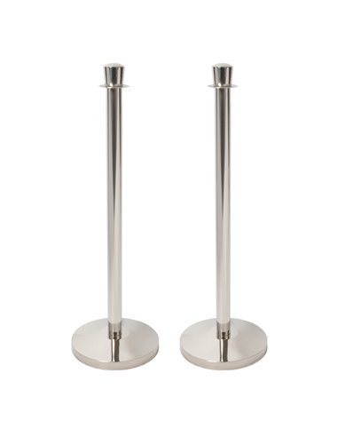 1 COLONNINA SEGNAPERCORSO Budget H100cm CROMATA Securit RS-LW-CH SECURIT COLONNINE SEGNAPERCORSO E ACCESSORI