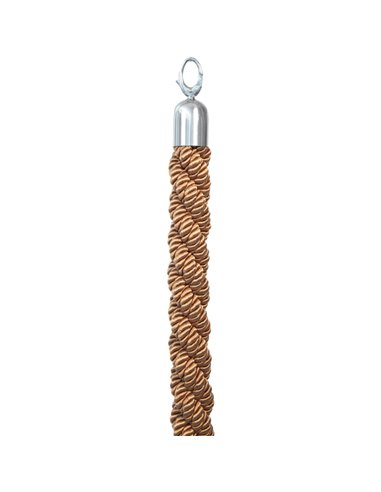 CORDONE INTRECCIATO 150cm BRONZO per COLONNINA SEGNAPERCORSO Securit RS-CLRP-CHBR