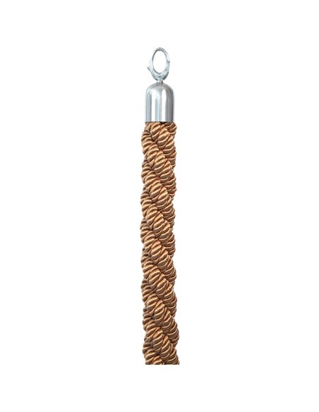 CORDONE INTRECCIATO 150cm BRONZO per COLONNINA SEGNAPERCORSO Securit RS-CLRP-CHBR