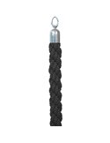 CORDONE INTRECCIATO 150cm NERO per COLONNINA SEGNAPERCORSO Securit RS-CLRP-CHBL