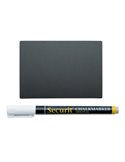 Set 20 TAG nere 7,4x10,5cm (A7) Securit TAG-A7-WT