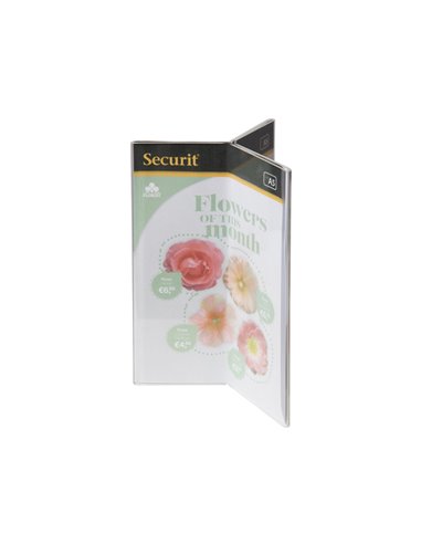 DISPLAY PORTAMENU' a Y 15x21cm (A5) Securit PFT-ACY-A5
