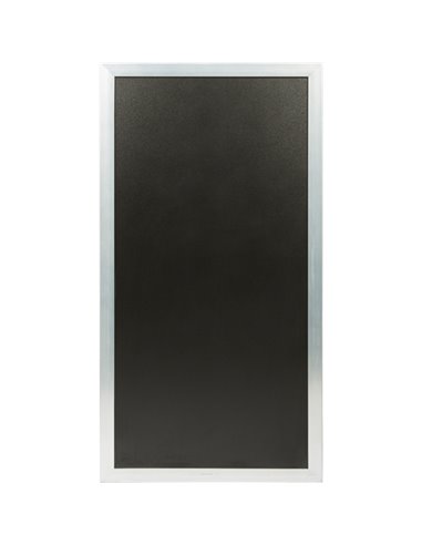 LAVAGNA Multiboard NERA 60x115cm cornice ARGENTO Securit SBM-SS-115