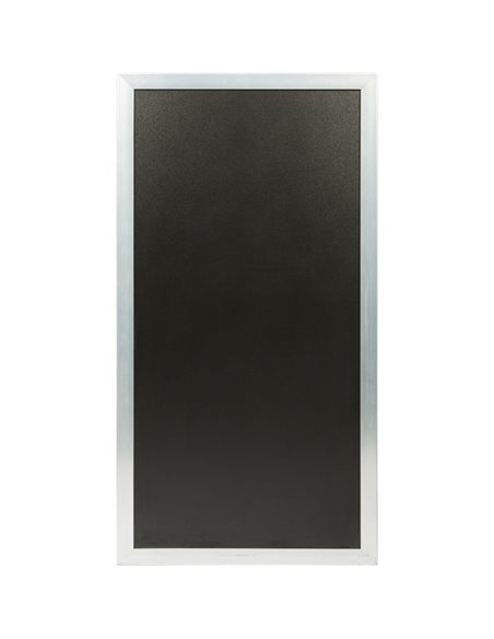 LAVAGNA Multiboard NERA 60x115cm cornice ARGENTO Securit SBM-SS-115