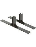 SET 2 PIEDI IN METALLO NERO per LAVAGNE Multiboard Securit SBM-FEET