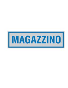 TARGHETTA ADESIVA 165x50mm MAGAZZINO 96696 CARTELLI SEGNALATORI PITTOGRAMMI