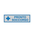 TARGHETTA ADESIVA 165x50mm PRONTO SOCCORSO 96664