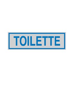 TARGHETTA ADESIVA 165x50mm TOILETTE 96662 CARTELLI SEGNALATORI PITTOGRAMMI