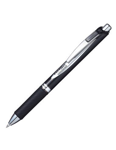 Roller scatto ENERGEL XM Permanent 0,7mm nero PENTEL BLP77-AX PENTEL A SCATTO