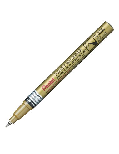 Marcatore PAINT MFP10 punta extra fine vernice oro PENTEL MFP10-X PENTEL SPECIALI (CD-VETRO-TESSUTI-ECC.)