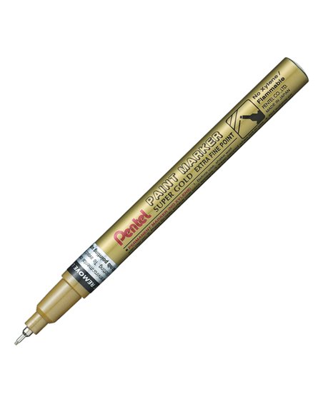 Marcatore PAINT MFP10 punta extra fine vernice oro PENTEL MFP10-X PENTEL SPECIALI (CD-VETRO-TESSUTI-ECC.)