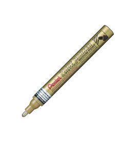 Marcatore PAINT MMP10 punta media vernice oro PENTEL MMP10-X PENTEL SPECIALI (CD-VETRO-TESSUTI-ECC.)