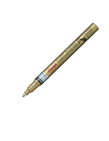 Marcatore PAINT MSP10 punta fine vernice oro PENTEL MSP10-X PENTEL SPECIALI (CD-VETRO-TESSUTI-ECC.)