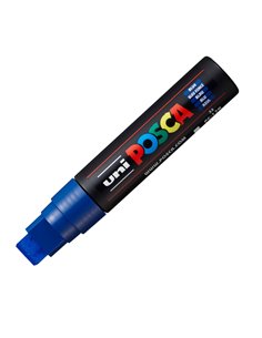 Marcatore UNI POSCA PC17K p.scalpello 15mm blu UNI MITSUBISHI M PC17K B UNI MITSUBISHI A BASE D'ACQUA