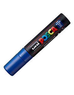 Marcatore UNI POSCA PC17K p.scalpello 15mm blu UNI MITSUBISHI M PC17K B UNI MITSUBISHI A BASE D'ACQUA 2