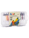 ASTUCCIO 10 COLORI ACRILICO 18ml Primo 405TA10SP