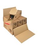 SCATOLA SPEDIZIONE MODULABILE 375x365x250mm X3/6 BOTTIGLIE CP 181.006