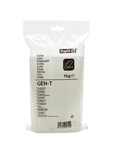 COLLA TERMOFUSIBILE 19cm Ø12mm 1Kg TRASPARENTE 40302799 RAPID INCOLLATRICI E COLLA A CALDO