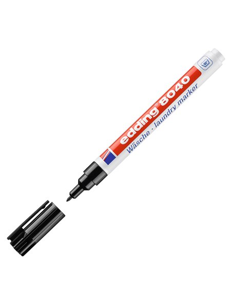 Marcatore EDDING 8040 1,0mm nero permanente per tessuti 4-8040 001 EDDING PERMANENTI