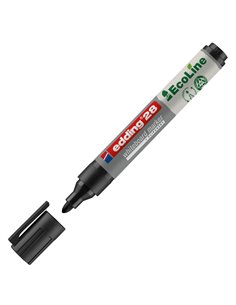 MARCATORE NERO PER LAVAGNE BIANCHE EDDING 28 ECOLINE TRATTO 1,5 - 3,00mm E-28001 EDDING PER LAVAGNE CANCELLABILI