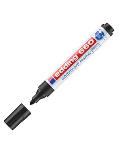 MARCATORE NERO PER LAVAGNE BIANCHE EDDING 660 TRATTO 1,5 - 3,00mm E-660001